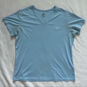 Adidas Pastel Blue Dri Fit Shirt
